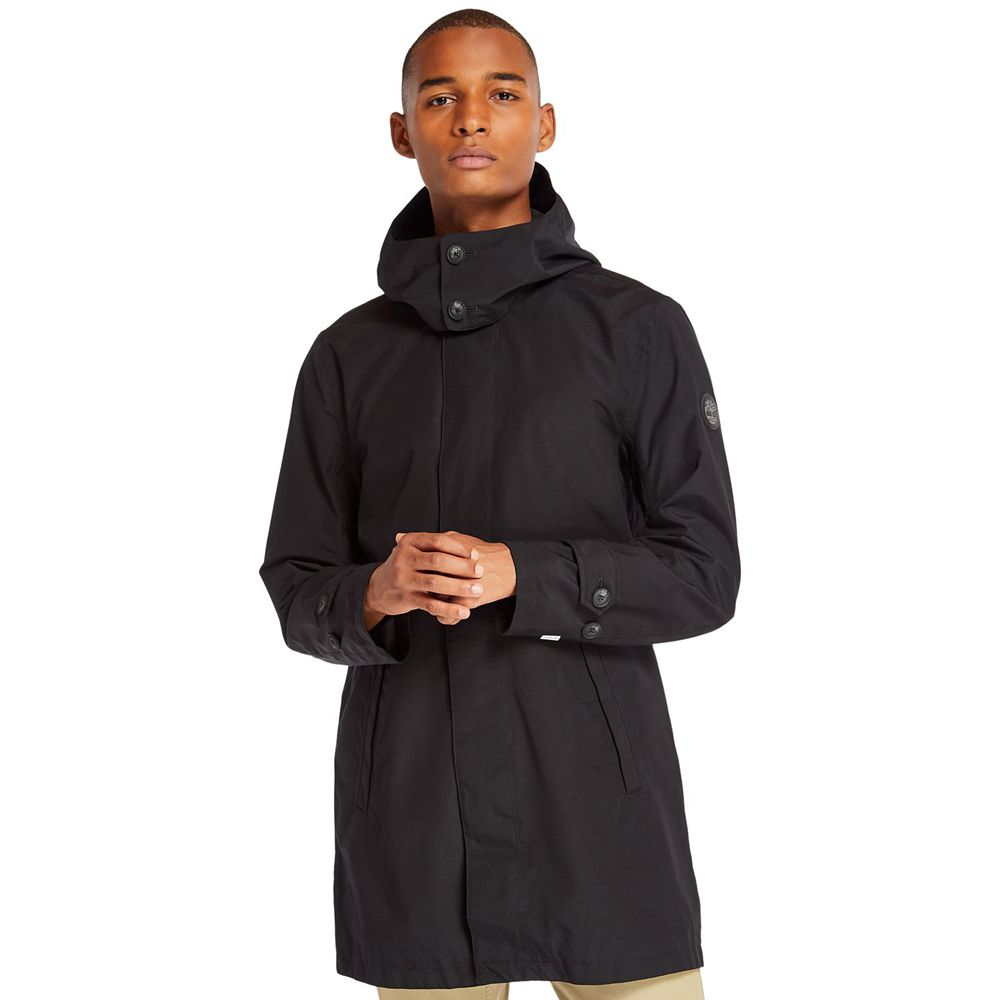 Chaquetas Timberland Hombre Doubletop Mountain Waterproof Raincoat Negras - Chile JYZ-579283